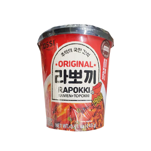 [ASSI] 아씨 라볶이 오리지날 Rice cake with Ramen Noodle(Original) (145g ...